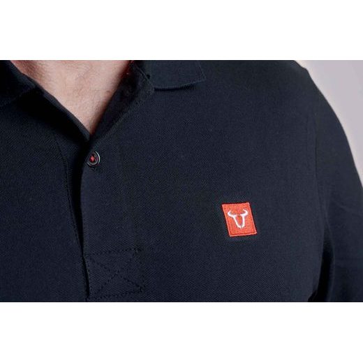 SW MOTECH POLO SHIRT CORE LINE. BLACK. MEN. SIZE M.