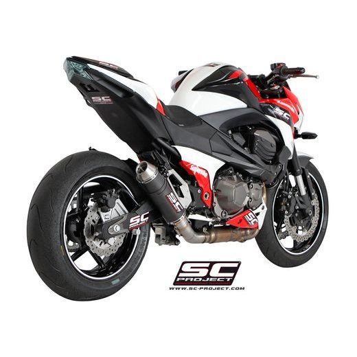 VÝFUKOVÝ SYSTÉM SC PROJECT PRO KAWASAKI - Z 800 (2012 - 2016) - GP-EVO MUFFLER, CARBON FIBER, WITH STAINLESS STEEL END CAP