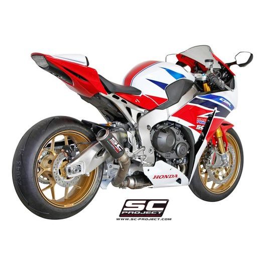 VÝFUKOVÝ SYSTÉM SC PROJECT PRO HONDA - CBR1000RR (2014 - 2016) - SP - CR-T MUFFLER, TITANIUM, WITH TITANIUM END CAP