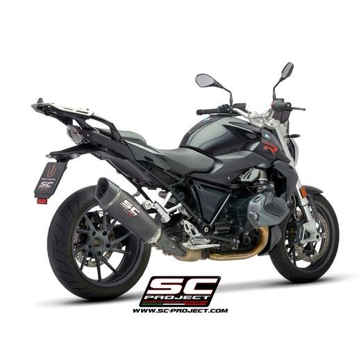 VÝFUKOVÝ SYSTÉM SC PROJECT PRO BMW - R 1250 R (2019 - 2020) - RS - EURO 4 - SC1-R MUFFLER, CARBON FIBER, WITH CARBON FIBER END CAP