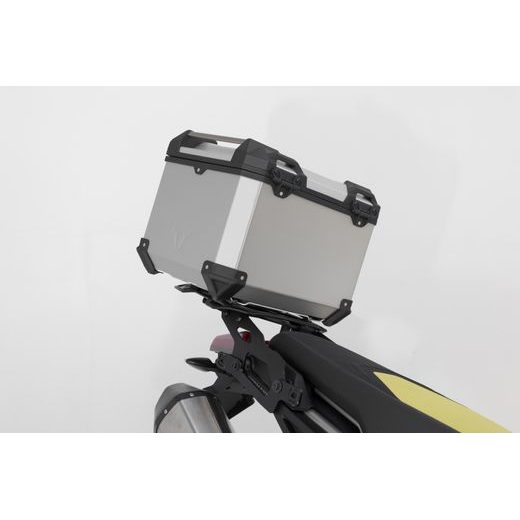 SW MOTECH TRAX ADV TOP CASE SYSTEM SILVER. APRILIA TUAREG 660 (21-).