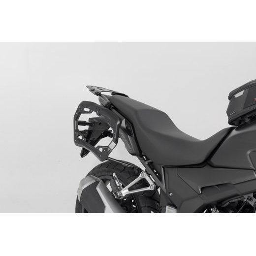 SW MOTECH DUSC HARD CASE SYSTEM BLACK. 33/33L. HONDA CB500X,CB500F,CBR500R,NX500.