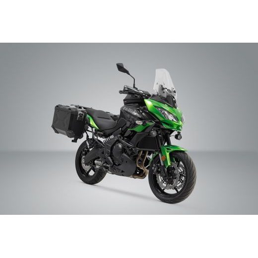 SW MOTECH TRAX ADV SADA ČERNÁ. 37/37 L. KAWASAKI VERSYS 650 (15.-).