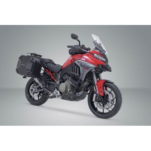 SW MOTECH DUSC HARD CASE SYSTEM BLACK. 41/41 L. DUCATI MULTISTRADA V4 (20-).