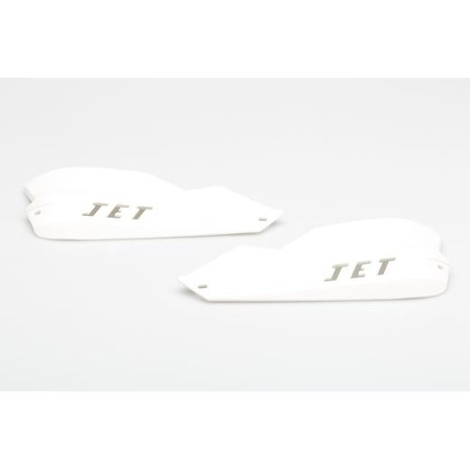 SW MOTECH JET CHRÁNIČE RUKOU PRO 22 MM ŘIDÍTKA BÍLÁ ZAHRNUJE MONTÁŽNÍ MATERIÁL.