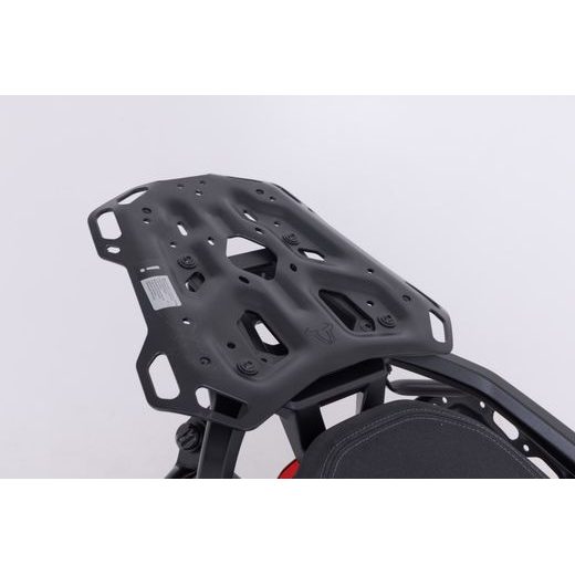 SW MOTECH ADVENTURE-RACK BLACK. MOTO GUZZI STELVIO (23-).