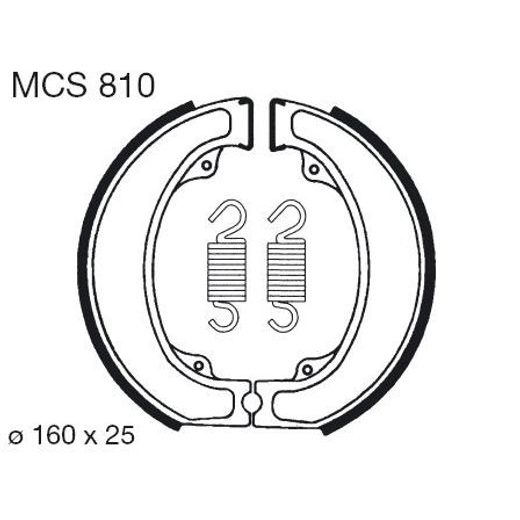 BRZDOVÉ ČELISTI LUCAS MCS 810