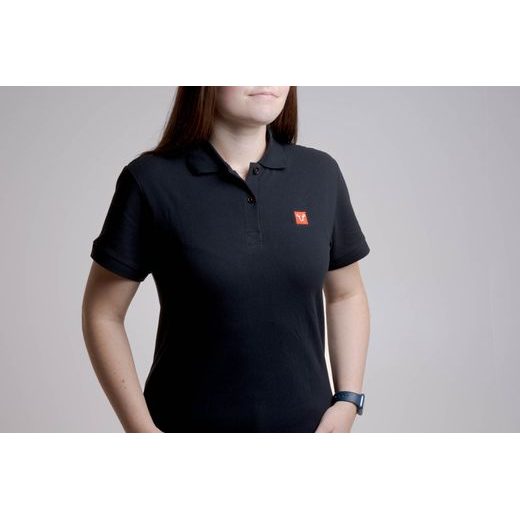 SW MOTECH POLO SHIRT CORE LINE. BLACK. WOMEN. SIZE S.