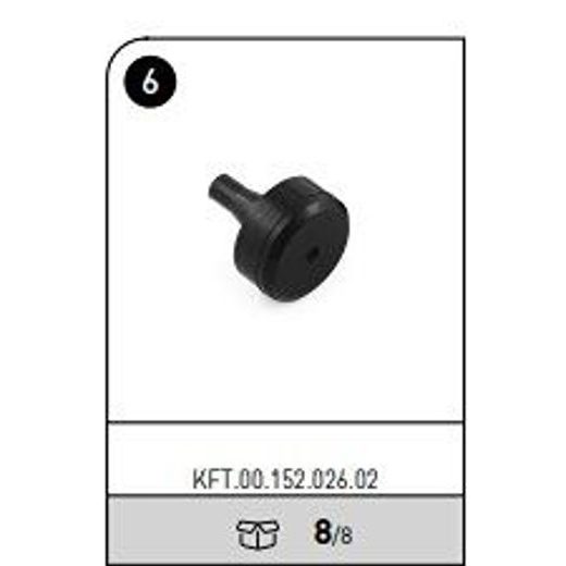 SW MOTECH GUMOVÝ DORAZ 20X7,5MM. T=2,5 MM PRO ADAPTERY KFT GIVI,KAPPA,DUSC