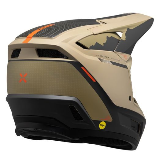 MOTOKROSOVÁ PŘILBA IXS TRIGGER MX 1.0 GRAPHIC MIPS X1-530206 MATNÁ POUŠTNÍ HNĚDÁ-UHELNĚ ČERNÁ M
