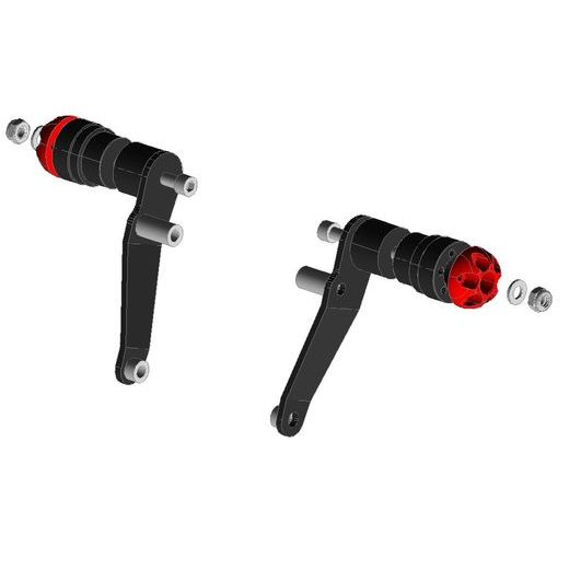 PROTEKTORY NA RÁM DRAGON - KTM DUKE 790/890 ´17-X