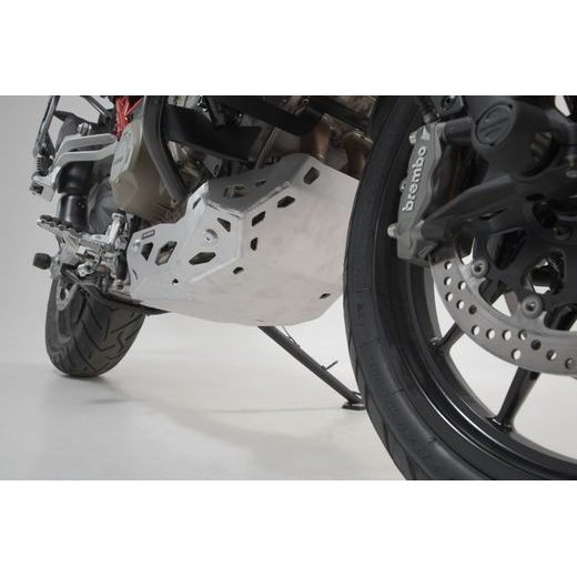 SW MOTECH KRYT MOTORU PRO DUCATI MULTISTRADA V 4 (20-), STŘÍBRNÝ