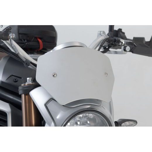 SW MOTECH VĚTRNÝ ŠTÍTEK STŘÍBRNÝ,CFMOTO 700CL-X HERITAGE (22-).