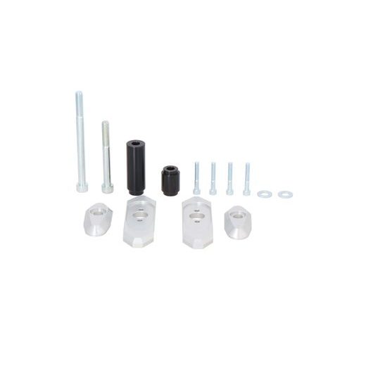 SW MOTECH MOUNTING KIT FOR FRAME SLIDER BLACK. YAMAHA TRACER 9 / GT (20-) / GT (22-).