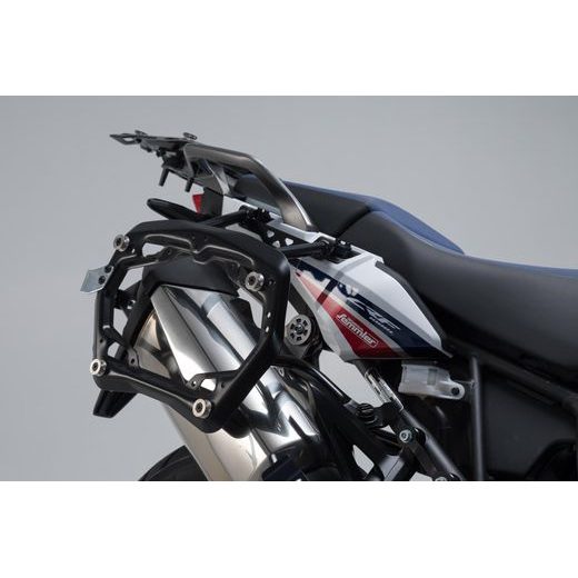 SW MOTECH DUSC HARD CASE SYSTEM BLACK. 41/33L. CRF1000L AFRICA TWIN (15-17).
