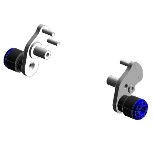 PROTEKTORY NA RÁM GATLING - MV AGUSTA BRUTALE 750 - 01-06