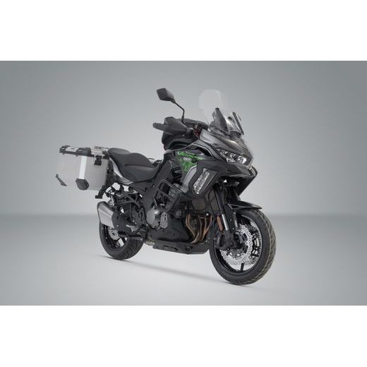 SW MOTECH TRAX ADV SADA KUFRŮ, STŘÍBRNÉ, 45/45 L. KAWA VERSYS 1000 / 1000 S (18-).