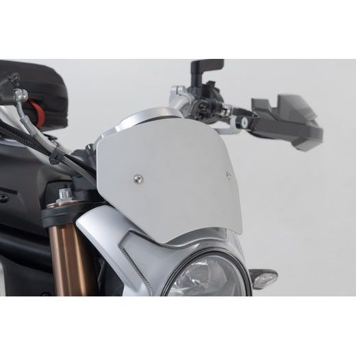 SW MOTECH VĚTRNÝ ŠTÍTEK STŘÍBRNÝ,CFMOTO 700CL-X HERITAGE (22-).