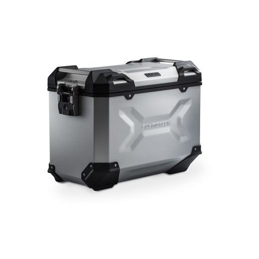 SW MOTECH KUFR TRAX ADVENTURE 45 L STŘÍBRNÝ,LEVÝ