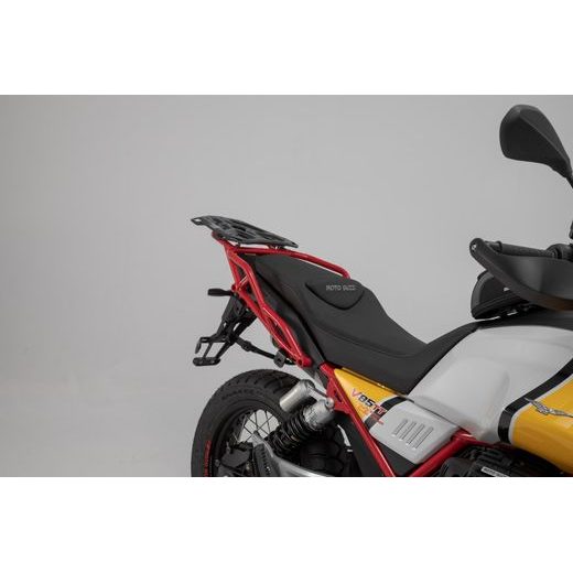 SW MOTECH DUSC HARD CASE SYSTEM BLACK. 33/41 L. MOTO GUZZI V85 TT (19-23).
