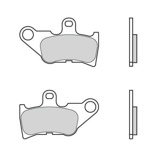 BRZDOVÉ DESTIČKY BREMBO 07046 CC SCOOTER