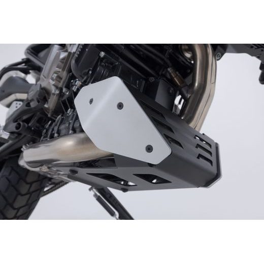 SW MOTECH PŘEDNÍ SPOILER BLACK/SILVER. HUSQVARNA SVARTPILEN 801 (24-).