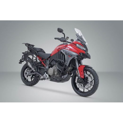 SW MOTECH PRO SIDE CARRIER BLACK. DUCATI MULTISTRADA V4 (20-).