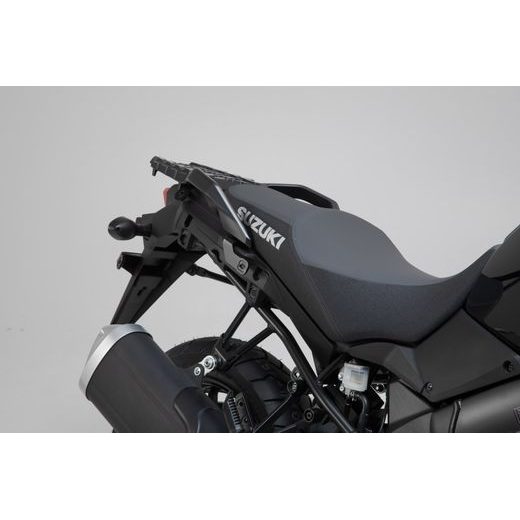 SW MOTECH PRO- BOČNÍ NOSIČE ČERNÉ. SUZUKI V-STROM 1000 (14-).