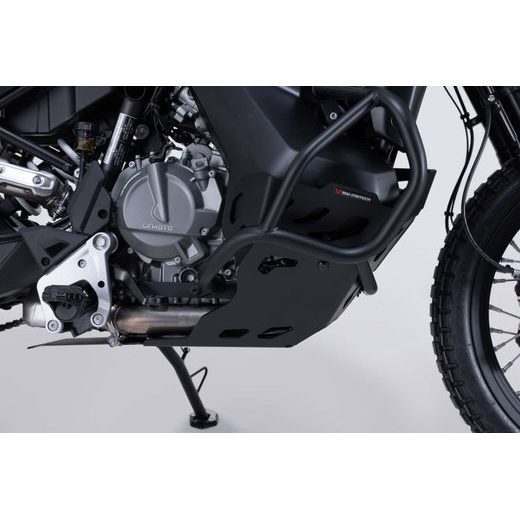 SW MOTECH ENGINE GUARD BLACK. CFMOTO 800MT-X (24-).
