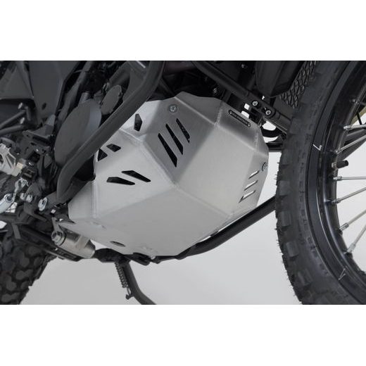 SW MOTECH STŘÍBRNÝ KRYT MOTORU. KAWASAKI KLR 650 (08-).