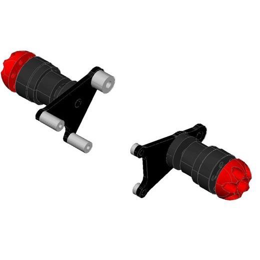 PROTEKTORY NA RÁM CLASIC - KAWASAKI ZX-6R ´19-23