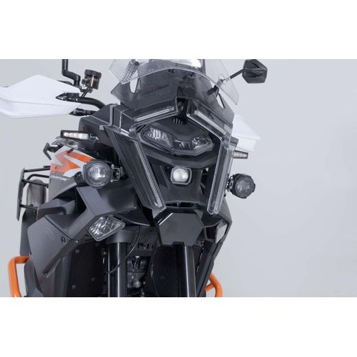 SW MOTECH LIGHT MOUNTS BLACK. KTM 1390 SUPER ADVENTURE S / EVO (24-).