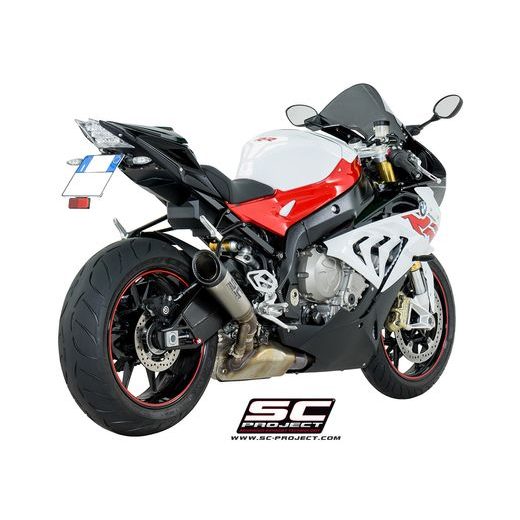 VÝFUKOVÝ SYSTÉM SC PROJECT PRO BMW - S 1000 RR (2017 - 2018) - S1 MUFFLER, TITANIUM, WITH CARBON FIBER END CAP