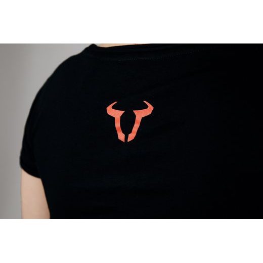 SW MOTECH T-SHIRT CORE LINE. BLACK. WOMEN. SIZE M.