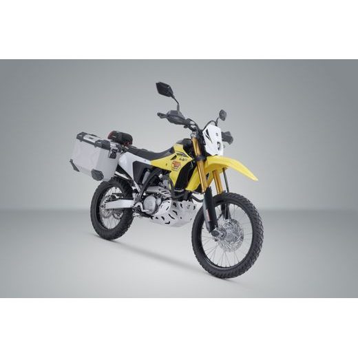 SW MOTECH TRAX ADV ALUMINIUM CASE SYSTEM SILVER. 37/37 L. SUZUKI DR-Z4S / SM (25-).