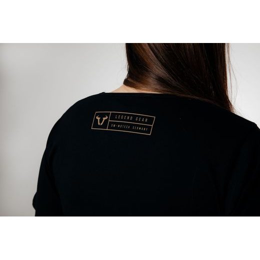 SW MOTECH T-SHIRT LEGEND GEAR. BLACK. WOMEN. SIZE L.