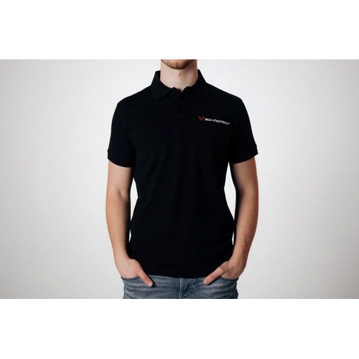 SW MOTECH TEAM POLO SHIRT CORE LINE. BLACK. MEN. SIZE S.