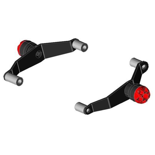 PROTEKTORY NA RÁM GATLING - TRIUMPH SPEED TRIPLE 1050 - 11-15