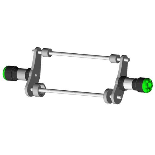 PROTEKTORY NA RÁM SLIDER - KAWASAKI ZX-12R