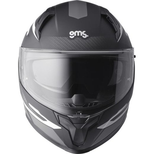 INTEGRÁLNÍ HELMA GMS VELOX ZG12601 MATNÁ ČERNÁ-ŠEDÁ XS
