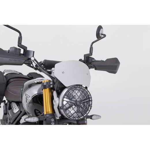SW MOTECH PŘEDNÍ ŠTÍTEK ŠEDÝ TRIUMPH SCRAMBLER 400 X (23-).