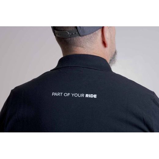 SW MOTECH POLO SHIRT CORE LINE. BLACK. MEN. SIZE XXL.