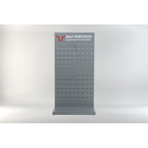 SW MOTECH SALES DISPLAY ROOM WITH MOUNTING THEME: WATERPROOF AND ACCESSORIES. PART 1.