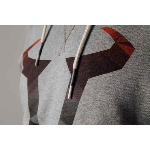SW MOTECH HOODIE STREET LINE. GREY. UNISEX. SIZE XL.