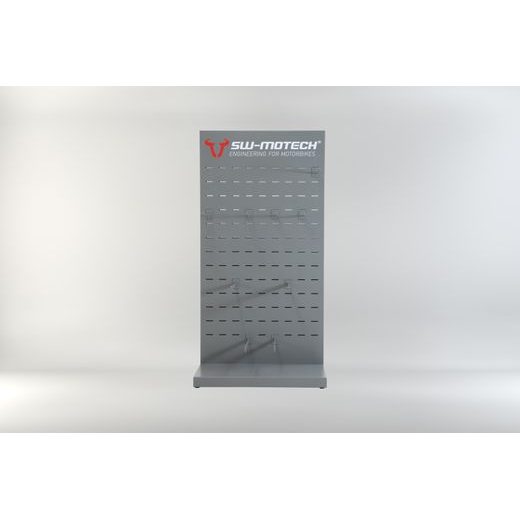 SW MOTECH SALES DISPLAY - ROOM WITH EQUIPMENT THEMA: WATERPROOF AND ACCESSORIES.