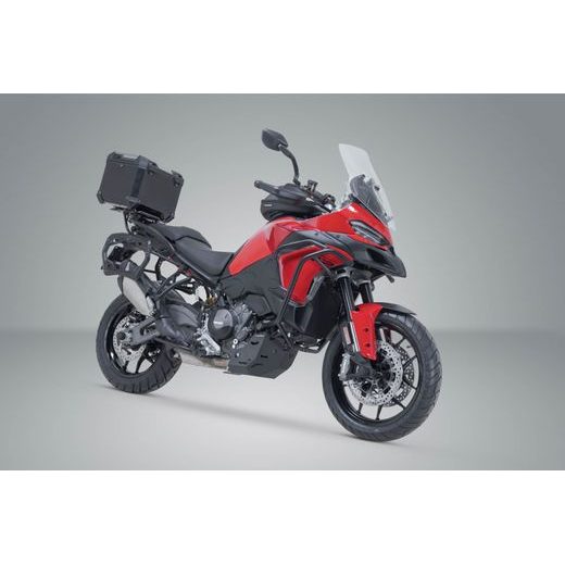 SW MOTECH TRAX ADV TOP CASE SYSTEM BLACK. DUCATI MULTISTRADA V2 / V2 S (24-).