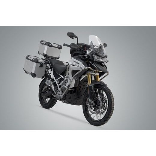 SW MOTECH ADVENTURE SADA TŘÍ KUFRŮ,STŘÍBRNÉ, TIGER 1200 RALLY / GT EXPLORER (22-).
