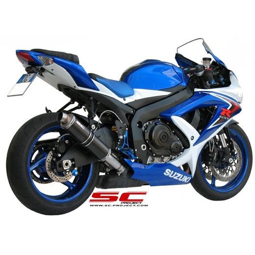 VÝFUKOVÝ SYSTÉM SC PROJECT PRO SUZUKI - GSX-R 600 - GSX-R 750 (2008 - 2010) - GP MUFFLER, TITANIUM