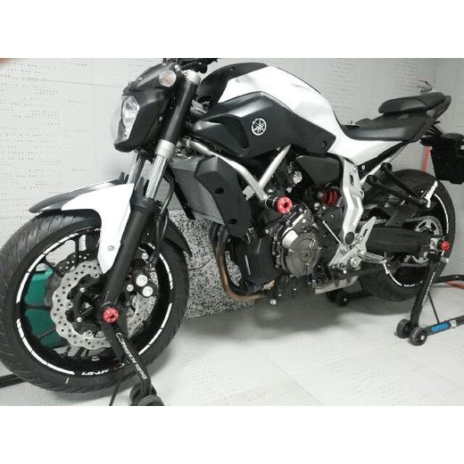 PROTEKTORY NA RÁM DRAGON - YAMAHA MT-07 / XSR / TRACER - JEDNOBODOVÁ SADA ´14-X