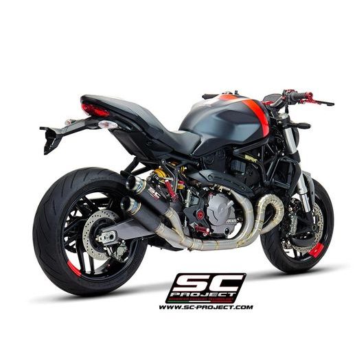 VÝFUKOVÉ SVODY BEZ KONCOVKY SC PROJECT PRO DUCATI - MONSTER 821 (2018 - 2020) - FULL EXHAUST SYSTEM 2-1 COMPATIBLE WITH STOCK AND SC-PROJECT MUFFLERS (MUFFLER NOT INCLUDED)